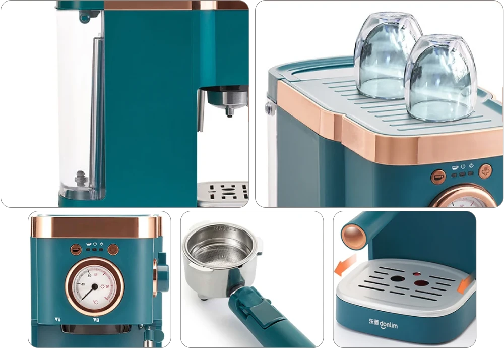 coffee and espresso machine with bean grinder